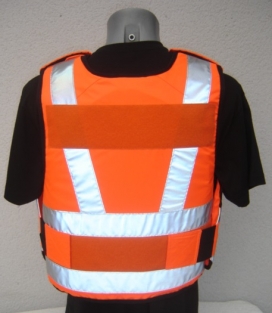 Fluo reflective stab resistant vest HELIOS KR1-SP1
